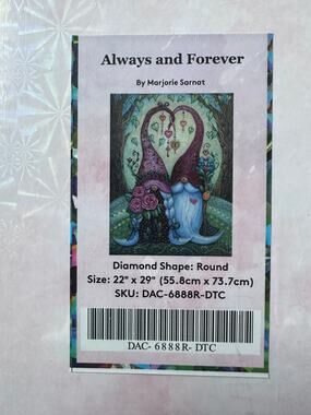 Always and Forever by Marjorie Sarnat Diamond Art Club Gnomes Sealed